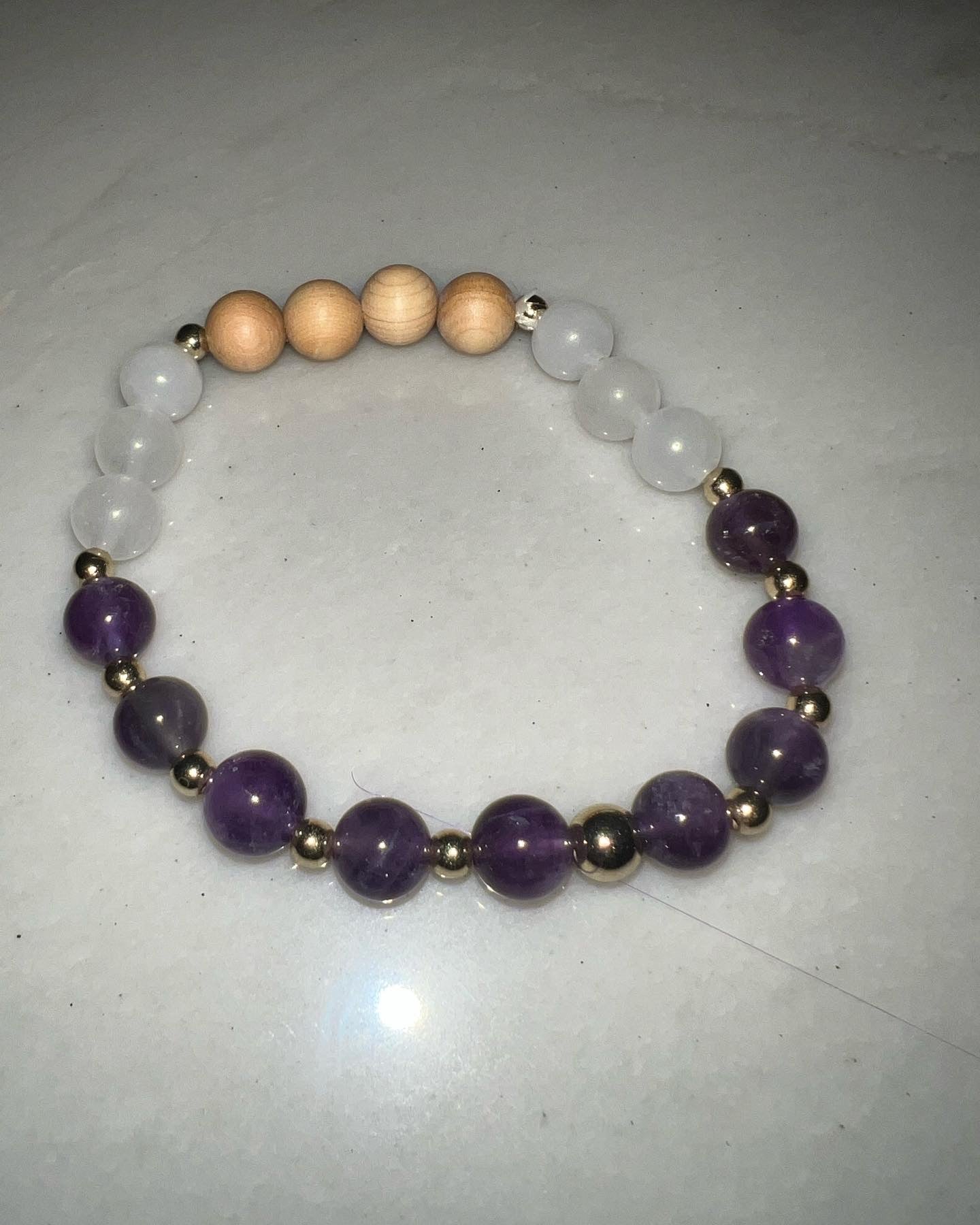 Amethyst Crystal Bracelet