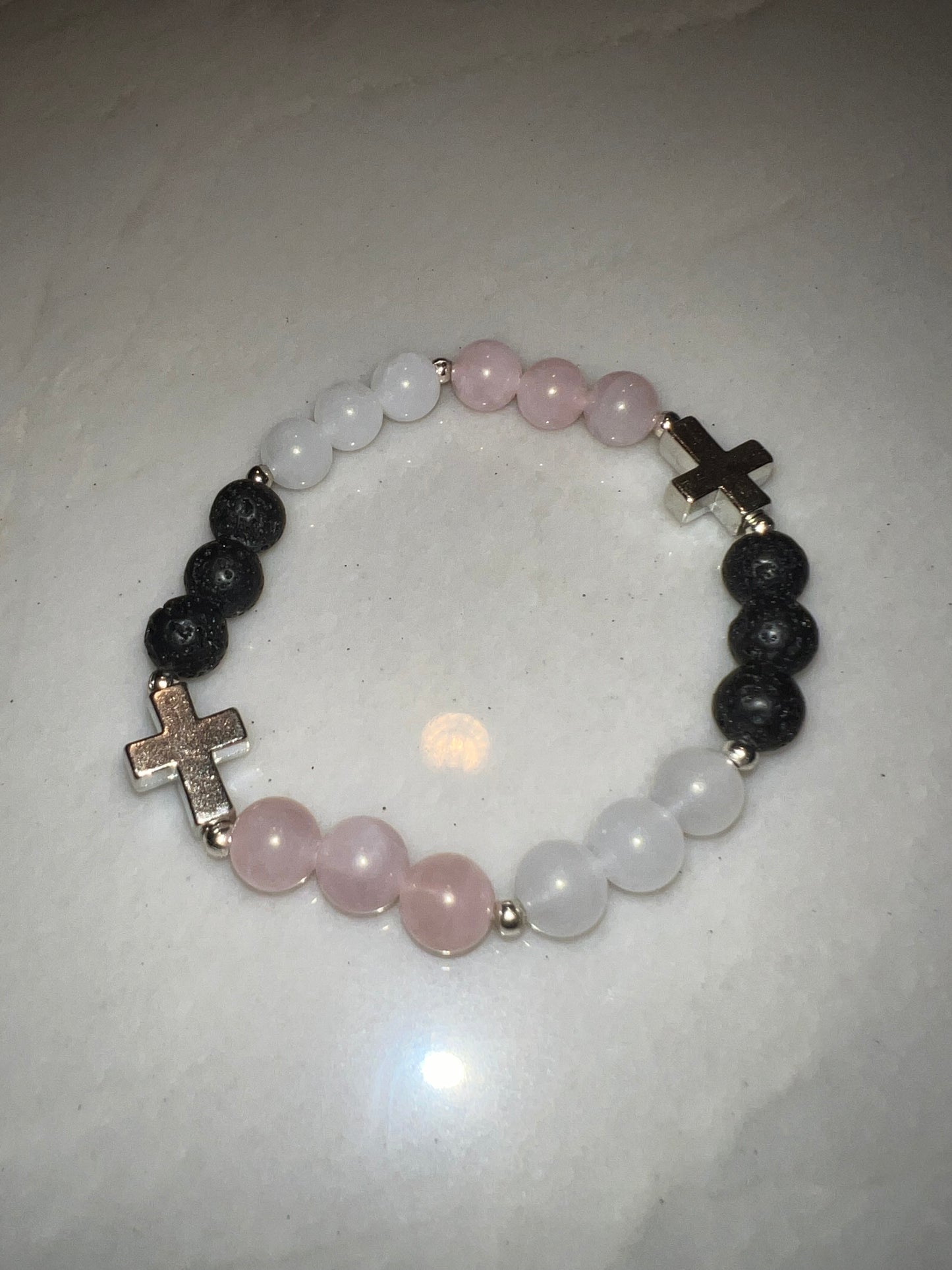 Rose Quartz Crystal Bracelet