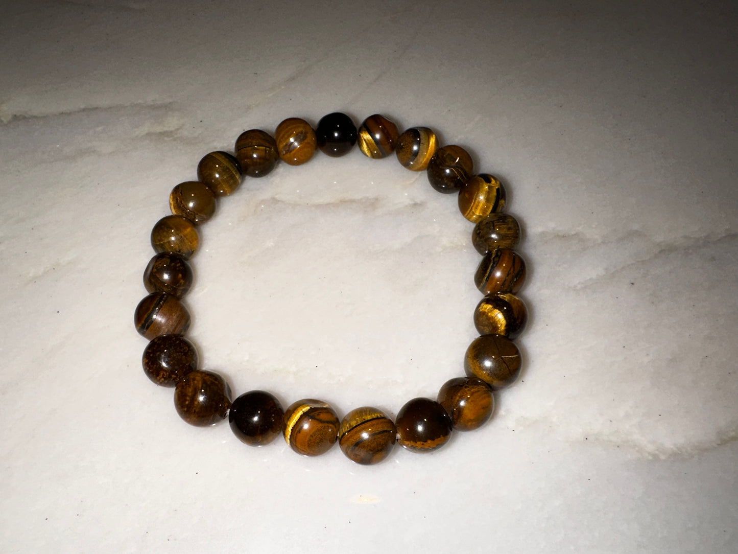 Yellow Tigers Eye Crystal Bracelet