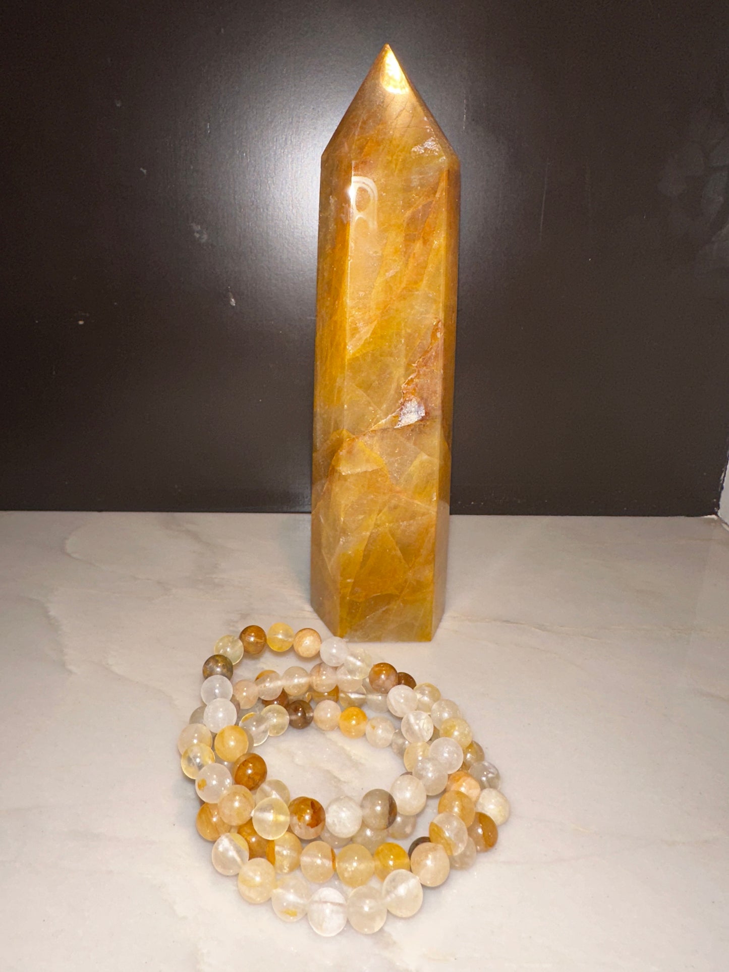 VIP Golden Healer Crystal Bracelet