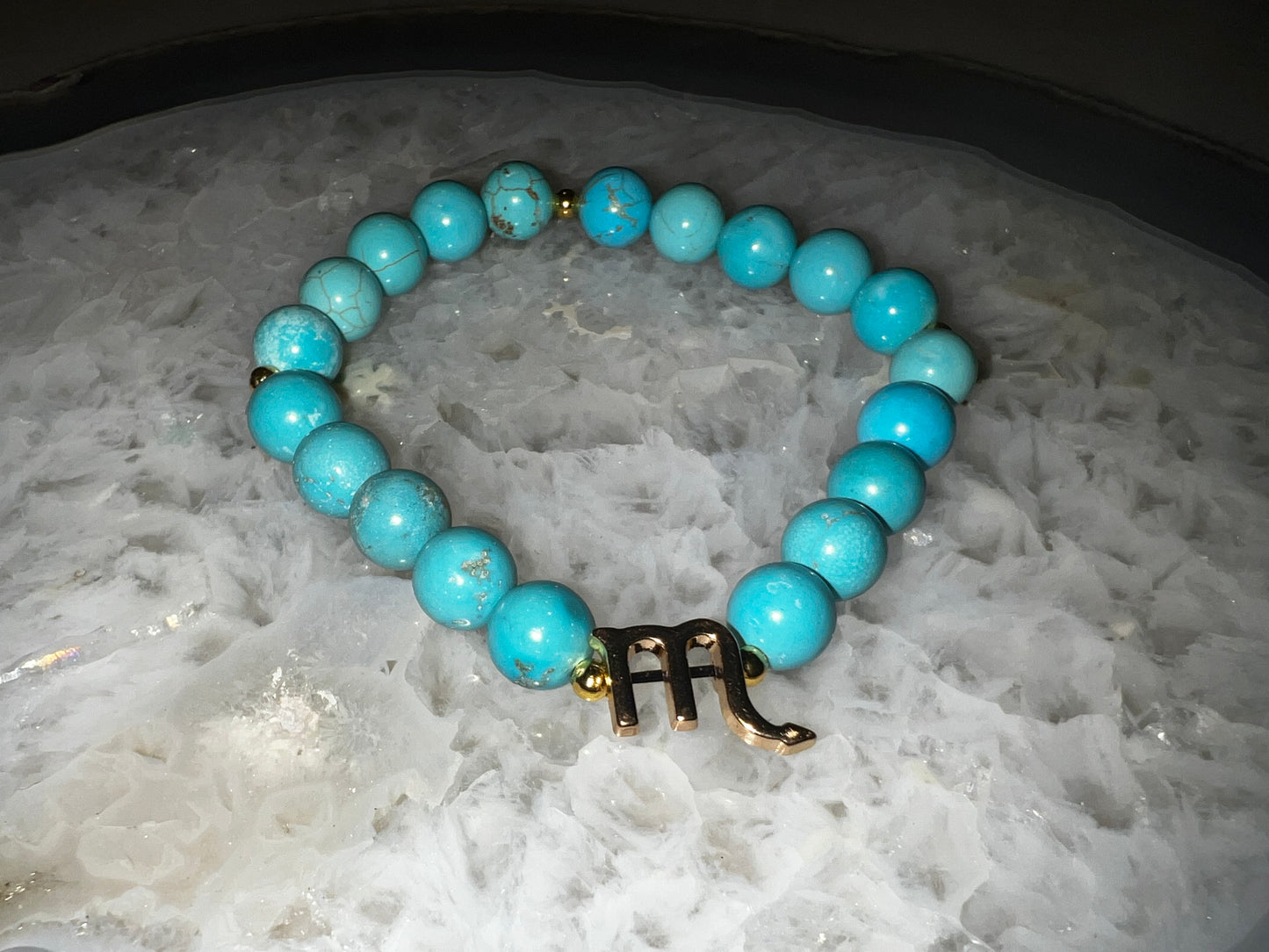 Scorpio Zodiac Crystal Bracelet Set