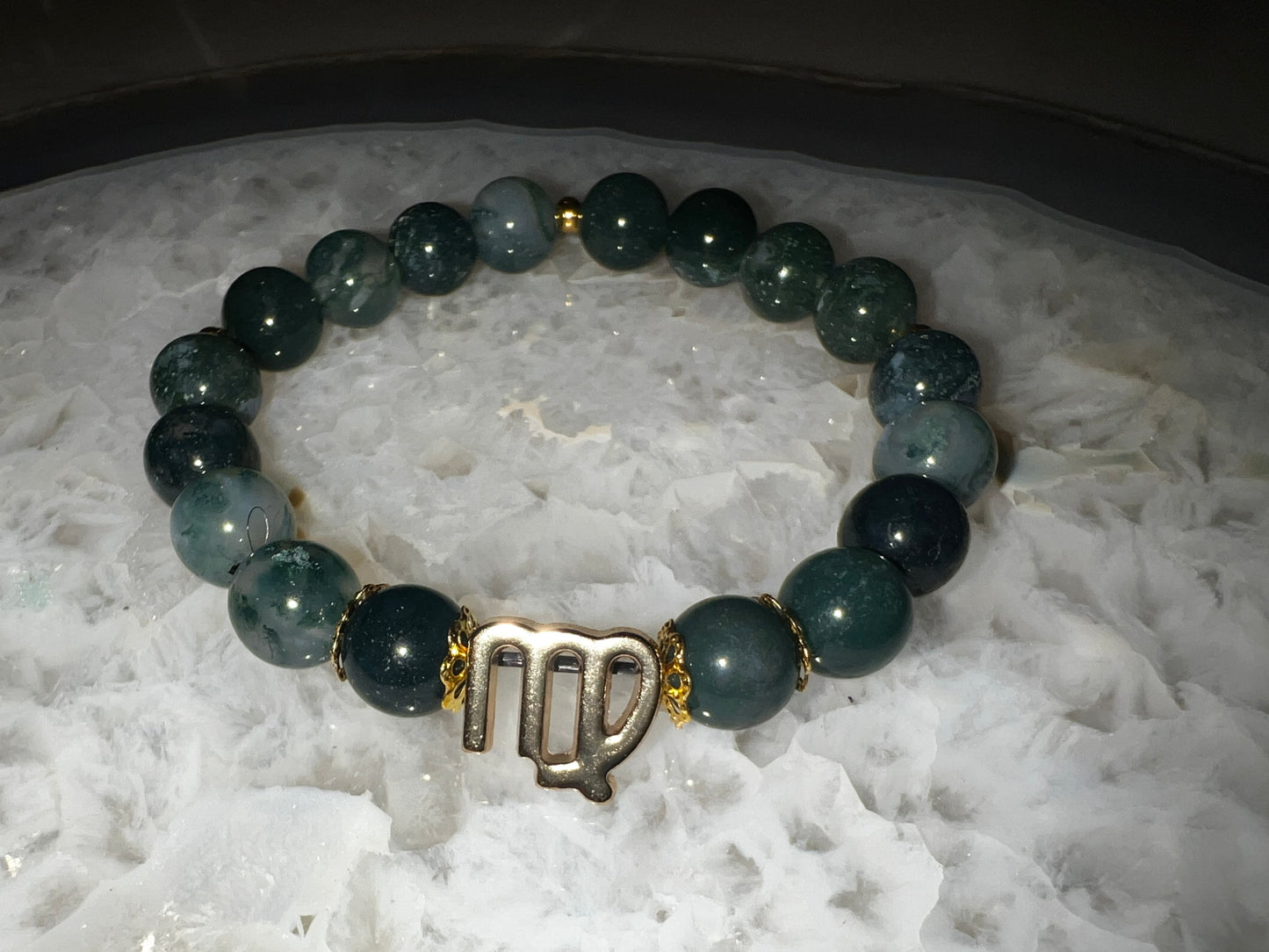 Virgo Zodiac Crystal Bracelet Set