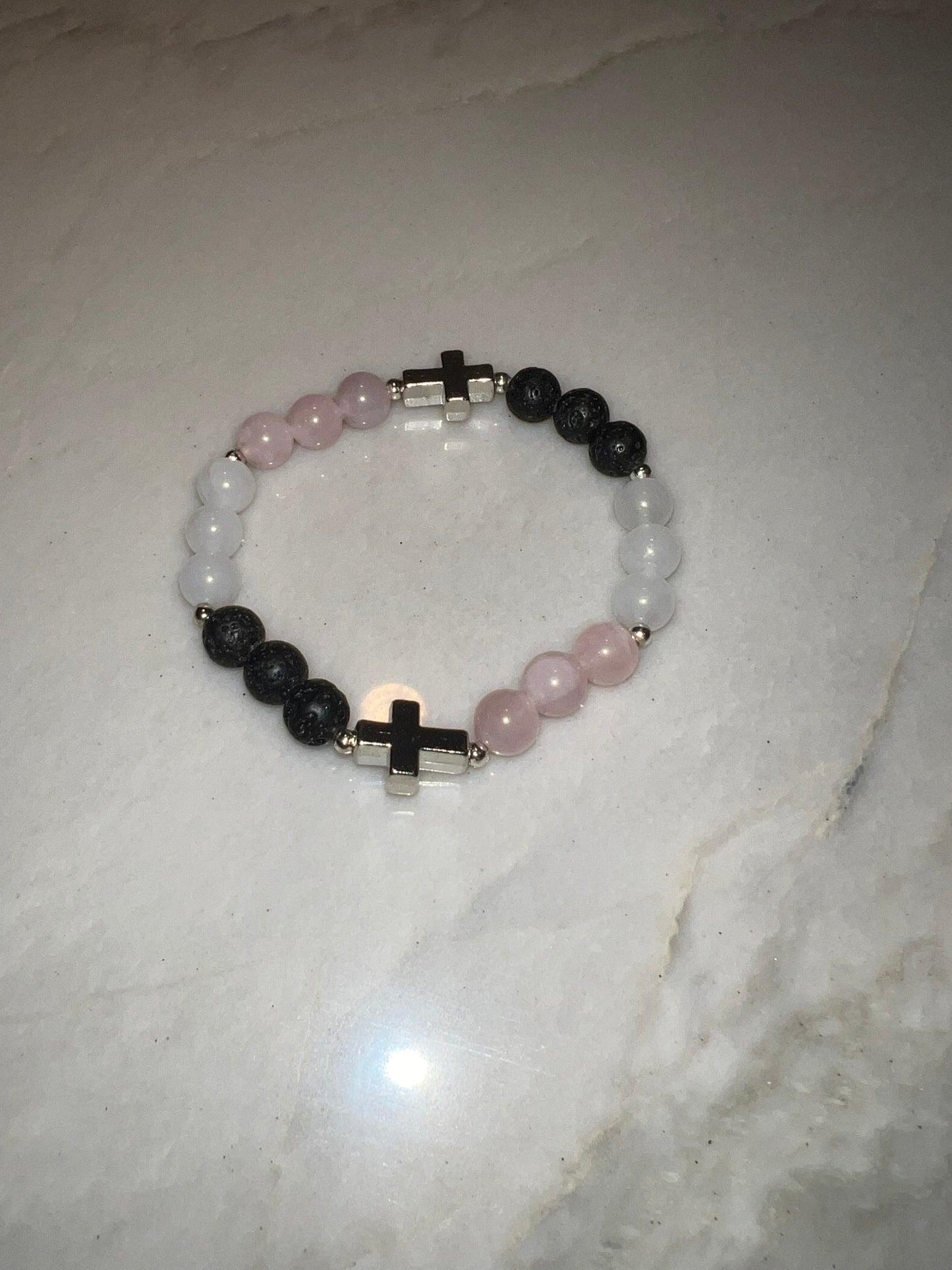 Rose Quartz Crystal Bracelet
