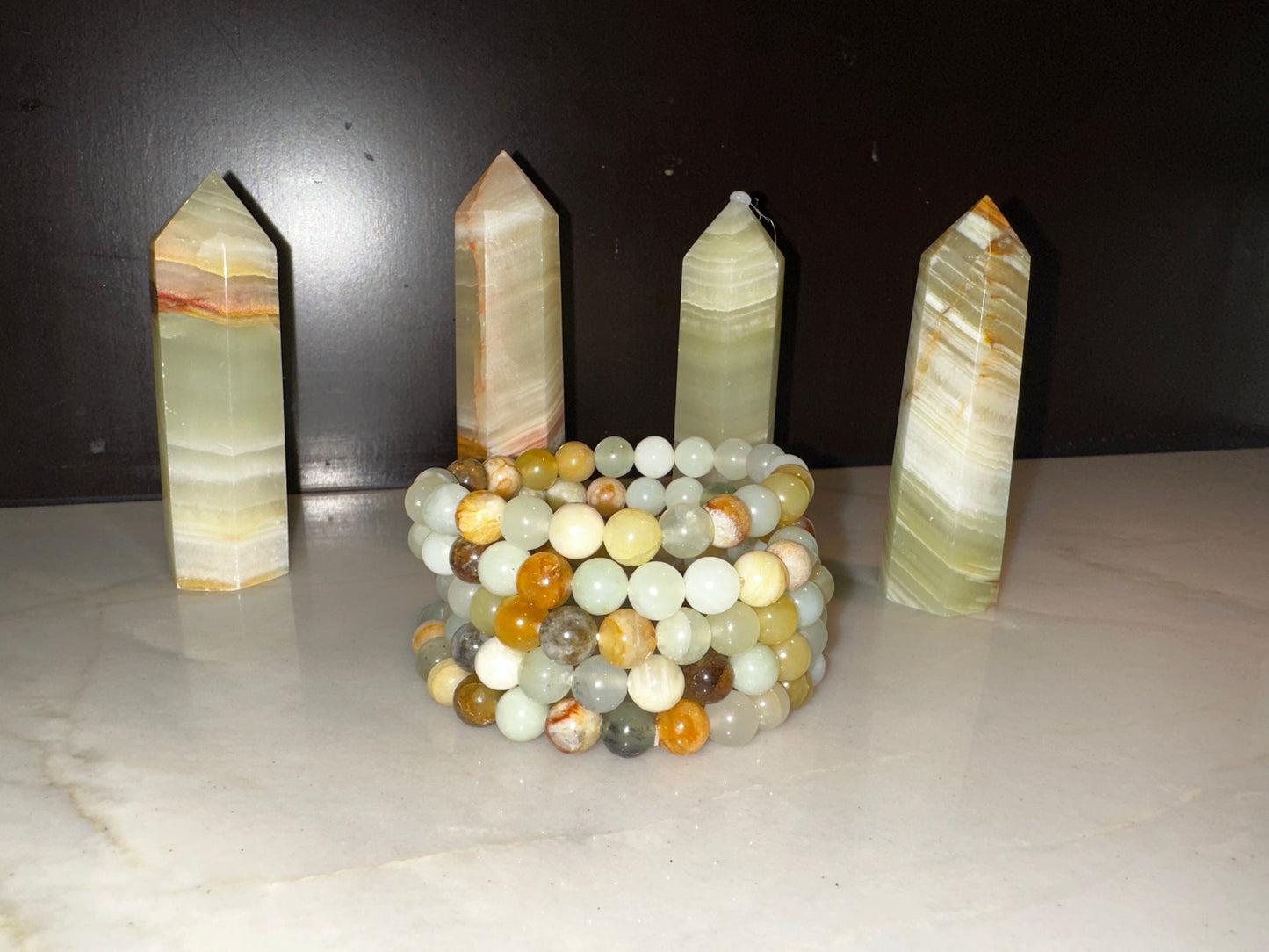 Afghan Jade Crystal Bracelet