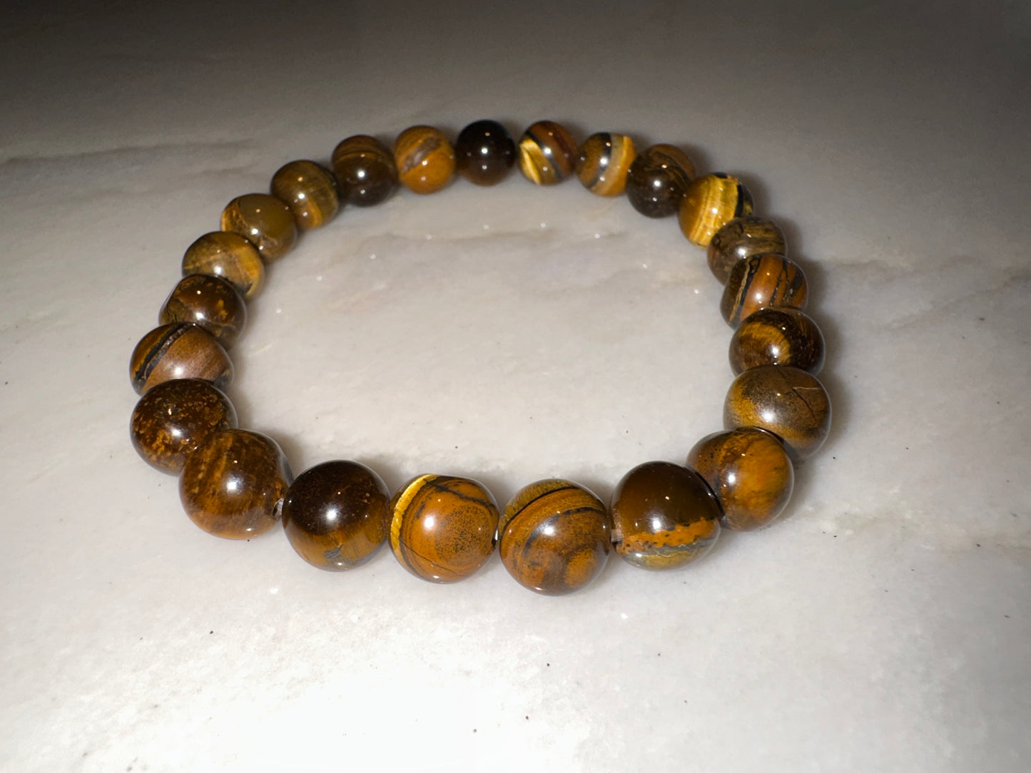 Yellow Tigers Eye Crystal Bracelet