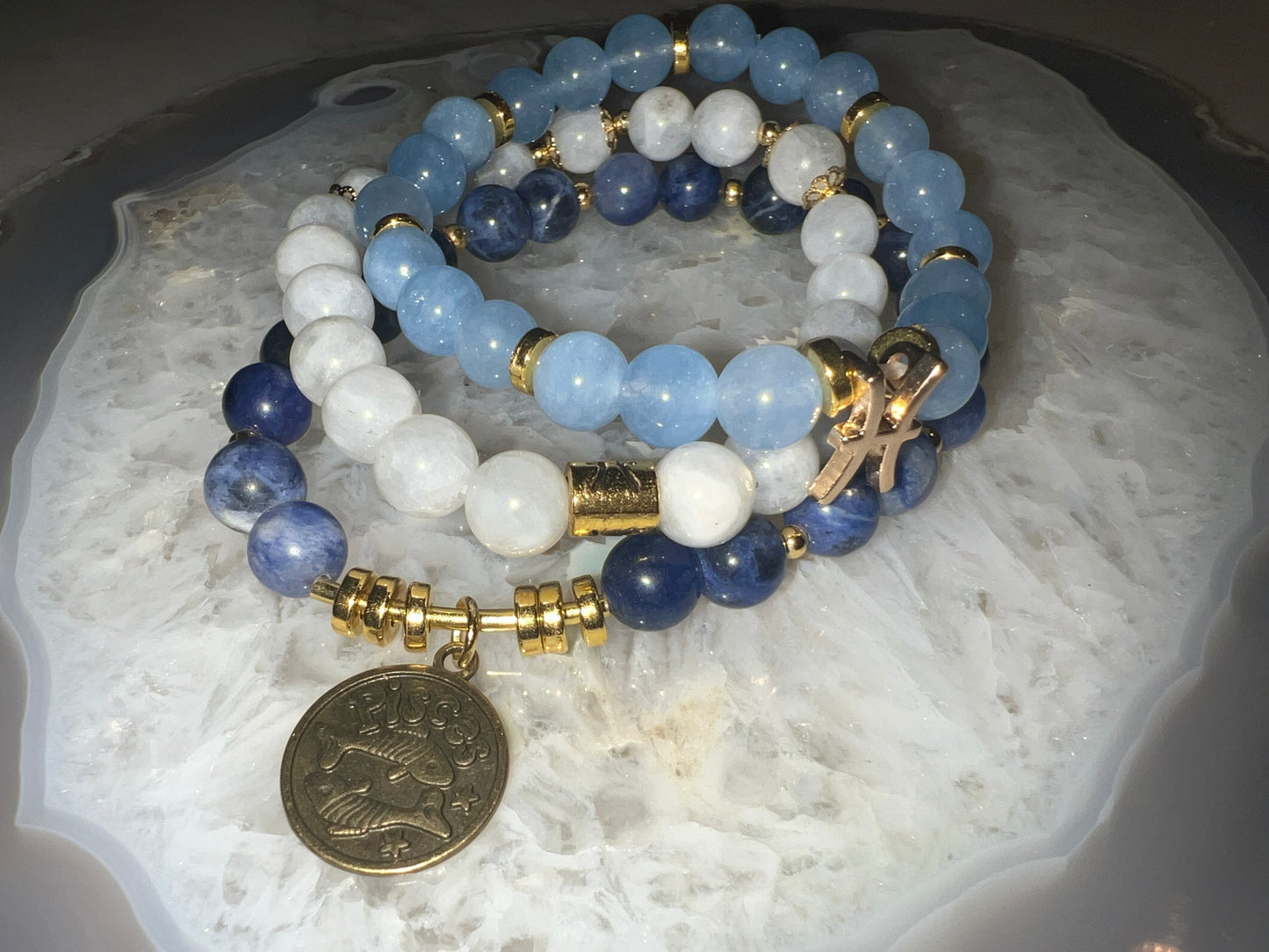 Pisces Zodiac Crystal Set