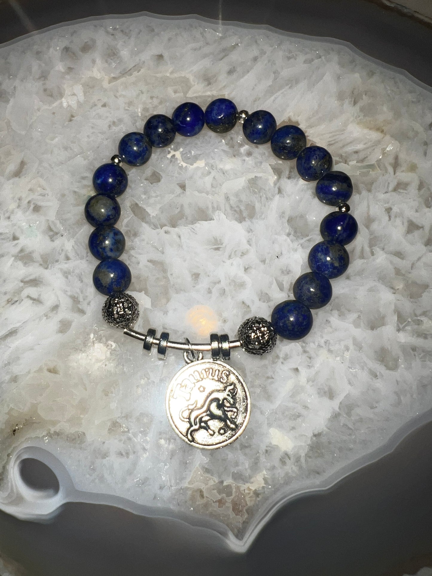 Taurus Zodiac Crystal Bracelet Set
