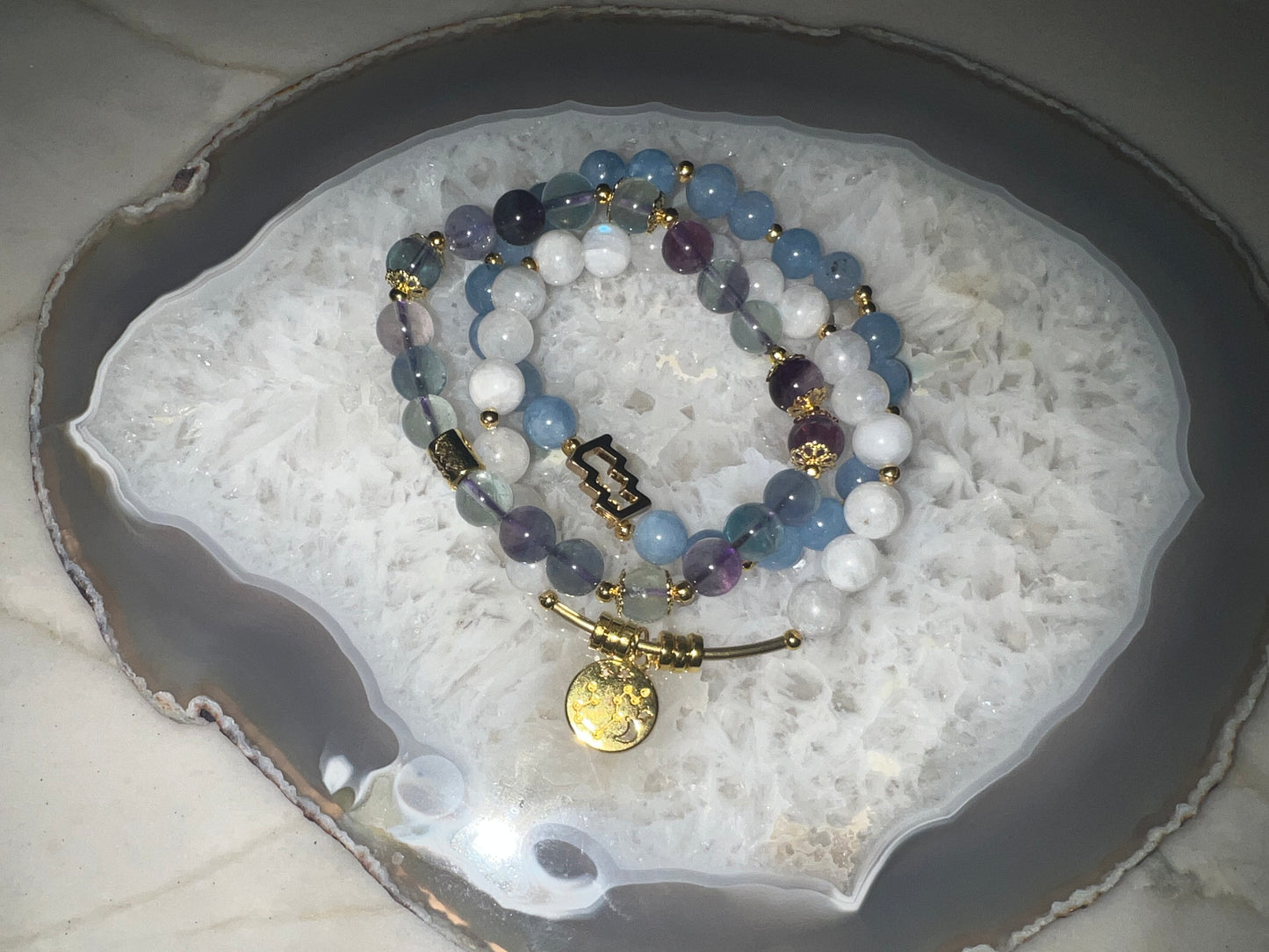 Aquarius Zodiac Crystal Set