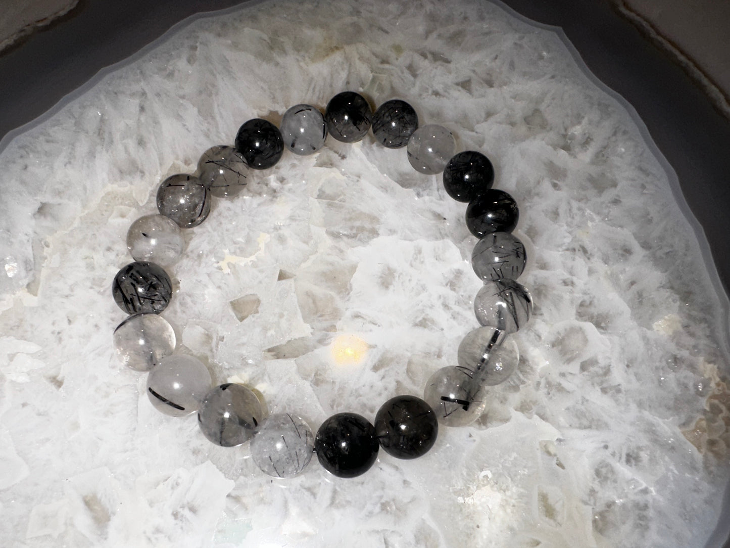 VIP Black Rutilated Quartz Crystal Bracelet