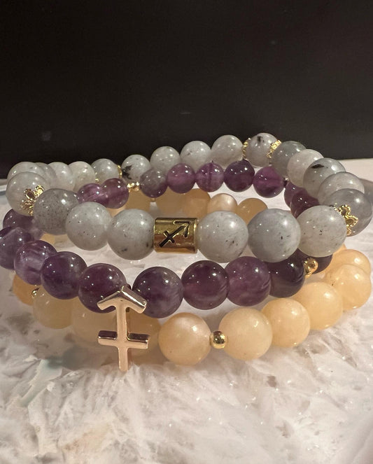 Sagittarius Zodiac Crystal Set