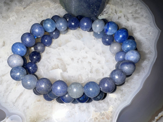 Blue Aventurine Energy Crystal Bracelet