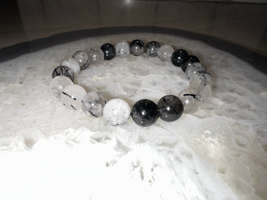 VIP Black Rutilated Quartz Crystal Bracelet