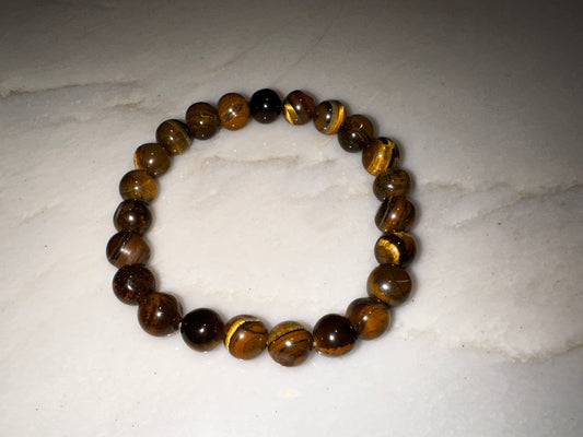 Yellow Tigers Eye Crystal Bracelet