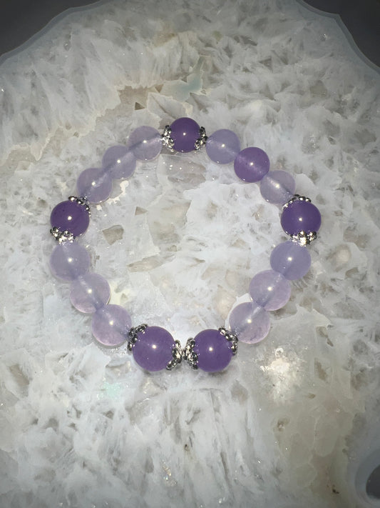 Children’s Purple Chalcedony Crystal Bracelet