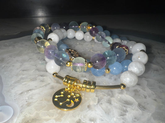 Aquarius Zodiac Crystal Set