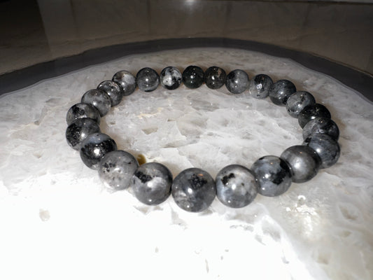 Larvakite Crystal Bracelet
