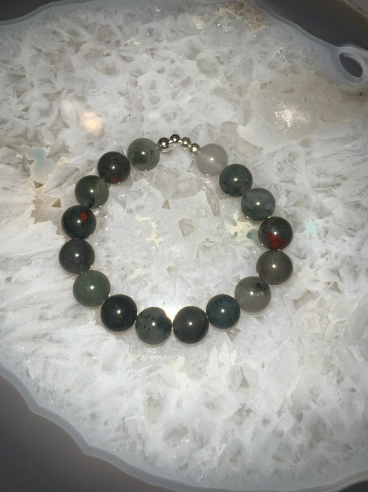 Children’s African Bloodstone Crystal Bracelet