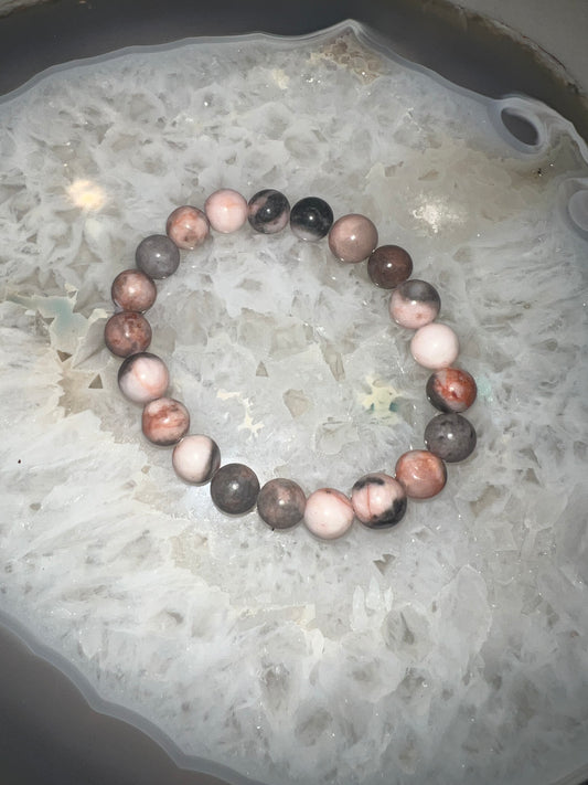 Children’s Pink Zebra Jasper Bracelet
